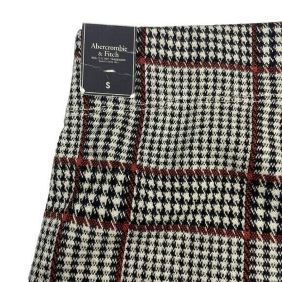 Abercrombie & Fitch Velvet Plaid Pull On Legging Small - Picture 8 of 8